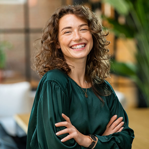 smiling woman